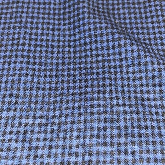 Vintage The Woolrich Woman Blue/Black Plaid Over Shirt Coat 16 - Picture 8 of 8